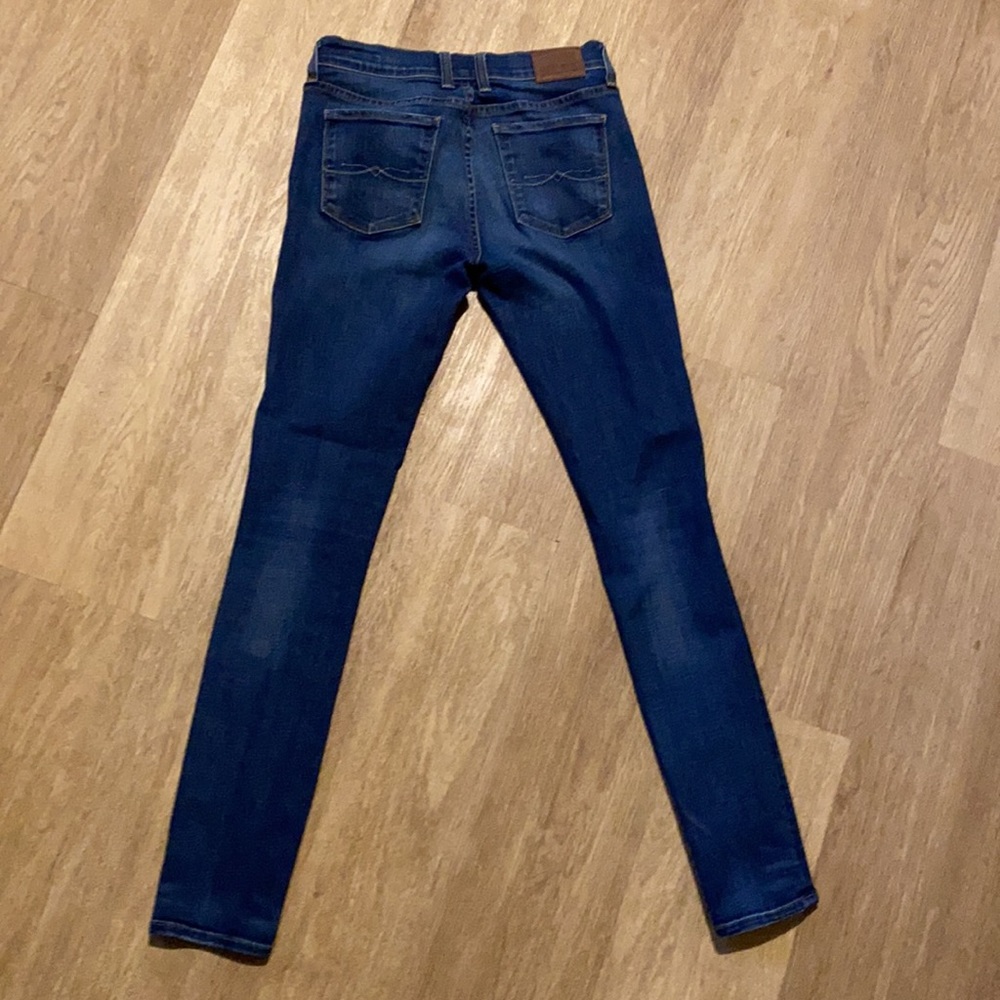 Lucky Brand Brooke Skinny jeans, ankle. SZ0. Made in USA. White Oak Cone Denim - Picture 6 of 13